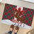 Canadian Christmas - Moose and Maple Retro Style Rubber Doormat