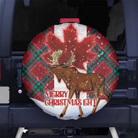 Canadian Christmas - Moose and Maple Retro Style Spare Tire Cover LT03 - Polynesian Pride