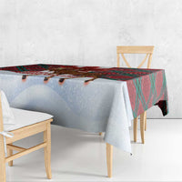 Canadian Christmas - Moose and Maple Retro Style Tablecloth LT03 - Polynesian Pride