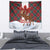 Canadian Christmas - Moose and Maple Retro Style Tapestry