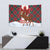 Canadian Christmas - Moose and Maple Retro Style Tapestry