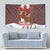 Canadian Christmas - Moose and Maple Retro Style Tapestry