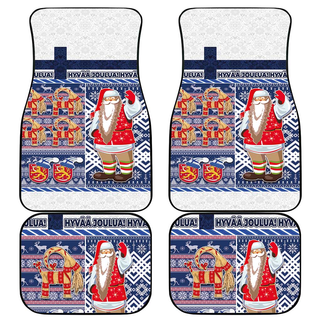 Yule Goat Joulupukki Finnish Christmas Car Mats Scandinavian Pattern LT03 - Polynesian Pride