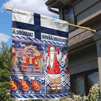 Yule Goat Joulupukki Finnish Christmas Garden Flag Scandinavian Pattern LT03 - Polynesian Pride
