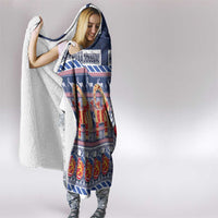 Yule Goat Joulupukki Finnish Christmas Hooded Blanket Scandinavian Pattern LT03 - Polynesian Pride