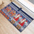 Yule Goat Joulupukki Finnish Christmas Rubber Doormat Scandinavian Pattern