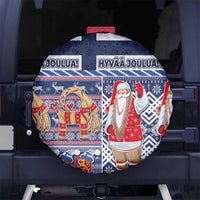 Yule Goat Joulupukki Finnish Christmas Spare Tire Cover Scandinavian Pattern LT03 - Polynesian Pride