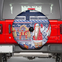 Yule Goat Joulupukki Finnish Christmas Spare Tire Cover Scandinavian Pattern LT03 - Polynesian Pride