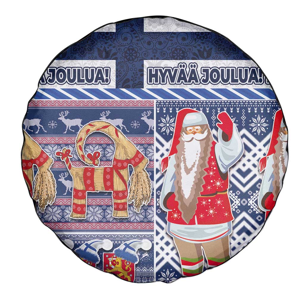 Yule Goat Joulupukki Finnish Christmas Spare Tire Cover Scandinavian Pattern LT03 - Polynesian Pride