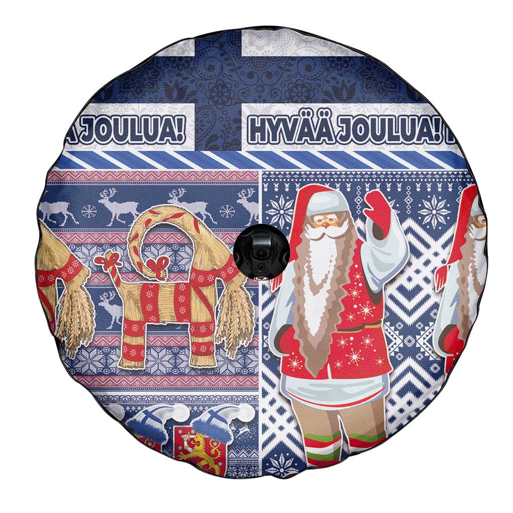 Yule Goat Joulupukki Finnish Christmas Spare Tire Cover Scandinavian Pattern LT03 - Polynesian Pride