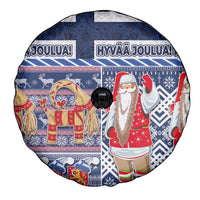 Yule Goat Joulupukki Finnish Christmas Spare Tire Cover Scandinavian Pattern LT03 - Polynesian Pride