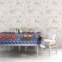Yule Goat Joulupukki Finnish Christmas Tablecloth Scandinavian Pattern LT03 - Polynesian Pride