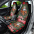 Santa and Higland Cows Scottish Christmas Car Seat Cover Tartan Pattern