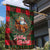 Santa and Higland Cows Scottish Christmas Garden Flag Tartan Pattern