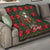 Santa and Higland Cows Scottish Christmas Quilt Tartan Pattern