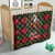 Santa and Higland Cows Scottish Christmas Quilt Tartan Pattern