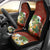 Hawaii Honu Mele Kalikimaka Car Seat Cover Santa Tropical Flower Aloha Summer Red Version LT03 - Polynesian Pride