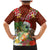 Hawaii Honu Mele Kalikimaka Family Matching Mermaid Dress and Hawaiian Shirt Santa Tropical Flower Aloha Summer Red Version LT03 - Polynesian Pride