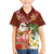 Hawaii Honu Mele Kalikimaka Family Matching Puletasi Dress and Hawaiian Shirt Santa Tropical Flower Aloha Summer Red Version LT03 Son's Shirt Red - Polynesian Pride