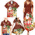 Hawaii Honu Mele Kalikimaka Family Matching Summer Maxi Dress and Hawaiian Shirt Santa Tropical Flower Aloha Summer Red Version LT03 - Polynesian Pride