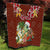 Hawaii Honu Mele Kalikimaka Quilt Santa Tropical Flower Aloha Summer Red Version LT03 - Polynesian Pride