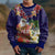 Hawaii Honu Mele Kalikimaka Kid Ugly Christmas Sweater Santa Tropical Flower Aloha Summer Blue Version LT03 - Polynesian Pride