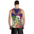 Hawaii Honu Mele Kalikimaka Men Tank Top Santa Tropical Flower Aloha Summer Blue Version LT03 - Polynesian Pride