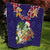 Hawaii Honu Mele Kalikimaka Quilt Santa Tropical Flower Aloha Summer Blue Version LT03 - Polynesian Pride