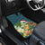 Hawaii Honu Mele Kalikimaka Car Mats Santa Tropical Flower Aloha Summer Turquoise Version LT03 - Polynesian Pride