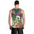 Hawaii Honu Mele Kalikimaka Men Tank Top Santa Tropical Flower Aloha Summer Turquoise Version LT03 - Polynesian Pride