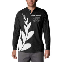 Personalised New Zealand Canoeing Special Jersey Button Sweatshirt LT03 - Polynesian Pride