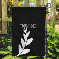 Personalised New Zealand Canoeing Special Jersey Garden Flag LT03 Garden Flag Black - Polynesian Pride