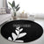 Personalised New Zealand Canoeing Special Jersey Round Carpet