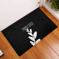 Personalised New Zealand Canoeing Special Jersey Rubber Doormat LT03 - Polynesian Pride