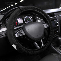 New Zealand Canoeing Special Jersey Steering Wheel Cover LT03 Universal Fit Black - Polynesian Pride