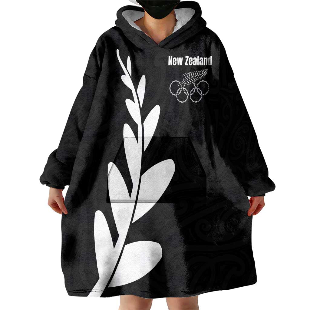 Personalised New Zealand Canoeing Special Jersey Wearable Blanket Hoodie LT03 - Polynesian Pride