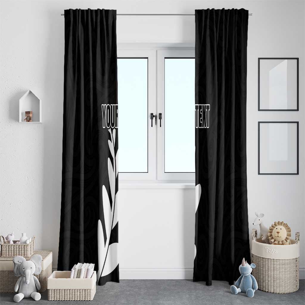 Personalised New Zealand Canoeing Special Jersey Window Curtain LT03 - Polynesian Pride
