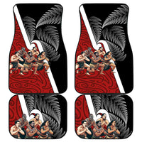 New Zealand Te Matatini Car Mats Kapa Haka and Silver Fern - Maori Art Pattern LT03 - Polynesian Pride