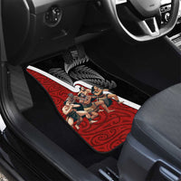 New Zealand Te Matatini Car Mats Kapa Haka and Silver Fern - Maori Art Pattern LT03 - Polynesian Pride