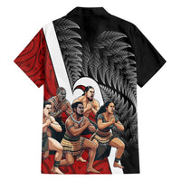 New Zealand Te Matatini Hawaiian Shirt Kapa Haka and Silver Fern - Maori Art Pattern LT03 - Polynesian Pride