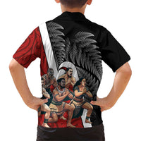 New Zealand Te Matatini Hawaiian Shirt Kapa Haka and Silver Fern - Maori Art Pattern LT03 - Polynesian Pride