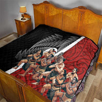 New Zealand Te Matatini Quilt Kapa Haka and Silver Fern - Maori Art Pattern