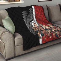 New Zealand Te Matatini Quilt Kapa Haka and Silver Fern - Maori Art Pattern