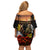 New Zealand and Australia ANZAC Day Family Matching Off Shoulder Short Dress and Hawaiian Shirt Kiwi Bird and Kangaroo Soldier LT03 - Polynesian Pride