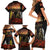 New Zealand and Australia ANZAC Day Family Matching Short Sleeve Bodycon Dress and Hawaiian Shirt Kiwi Bird and Kangaroo Soldier LT03 - Polynesian Pride