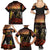 New Zealand and Australia ANZAC Day Family Matching Summer Maxi Dress and Hawaiian Shirt Kiwi Bird and Kangaroo Soldier LT03 - Polynesian Pride