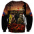 New Zealand and Australia ANZAC Day Sweatshirt Kiwi Bird and Kangaroo Soldier LT03 - Polynesian Pride