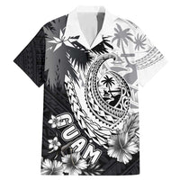 Hafa Adai Guam Family Matching Mermaid Dress and Hawaiian Shirt Polynesian Palm Tree Tattoo Hibiscus and Plumeria Art