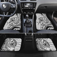 Guam-Land of the Chamorro Car Mats Polynesian Tattoo Style Hibiscus and Plumeria Art