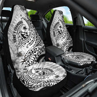 Guam-Land of the Chamorro Car Seat Cover Polynesian Tattoo Style Hibiscus and Plumeria Art